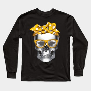 Skull Bandana 5 Long Sleeve T-Shirt